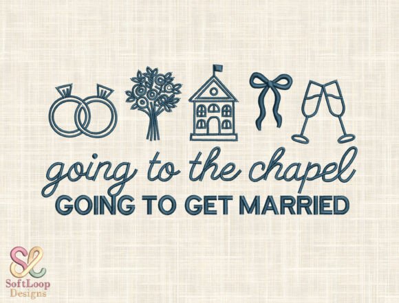 Download Wedding Icons Machine Embroidery File - Embroidery Collection