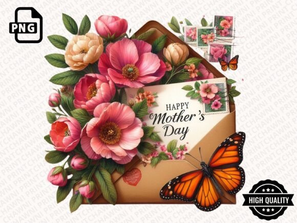 Download Mother's Day Floral Clipart PNG - Mother's day Collection