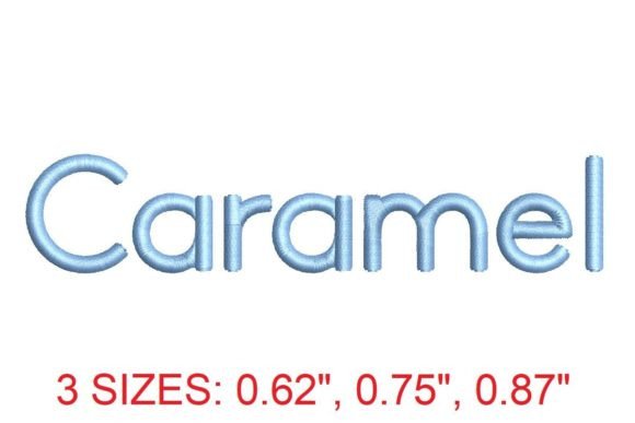 Download Caramel Embroidery Font - Embroidery Collection