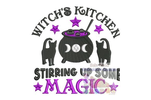 Download Witch's Kitchen Embroidery Design - Embroidery Collection