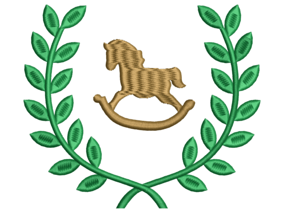 Download Rocking Horse Nursery Embroidery - Embroidery Collection