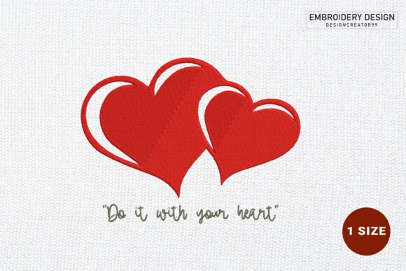 Download Love Embroidery Design - Embroidery Collection