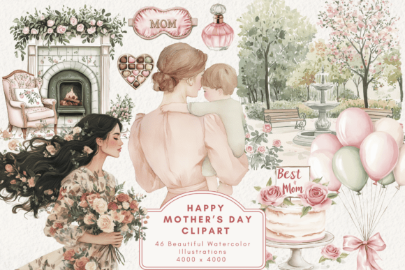 Download Happy Mother's Day Clipart - Mother's day Collection