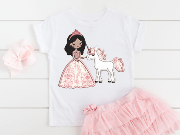 Download Princess and Unicorn Machine Embroidery - Embroidery Collection
