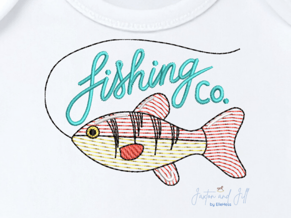 Download Fish Machine Embroidery Design - Embroidery Collection
