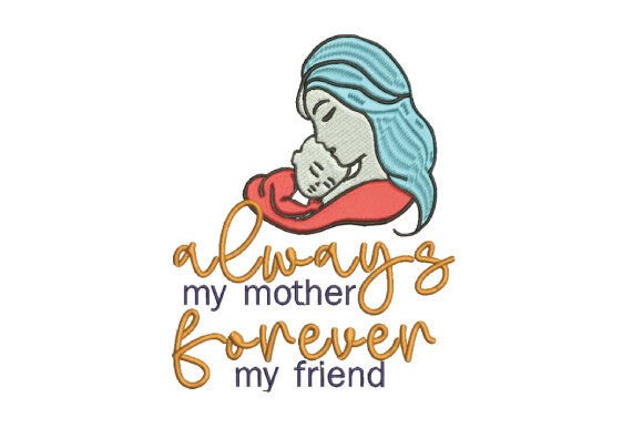 Download Mother's Day Embroidery Design - Embroidery Collection