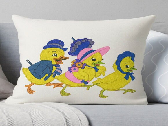 Download Easter Parade with the Quack Pack Embroidery - Embroidery Collection