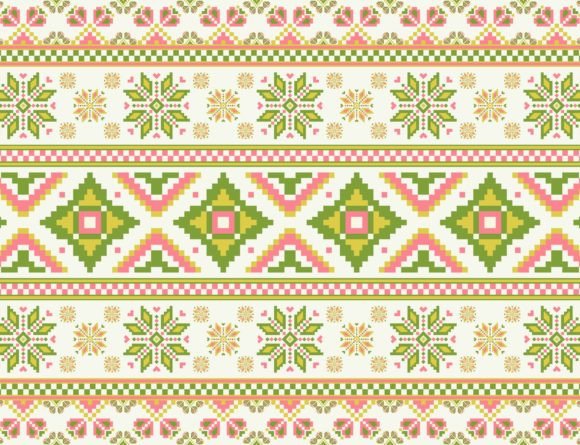 Download Ethnic Floral Embroidery Pattern - Embroidery Collection