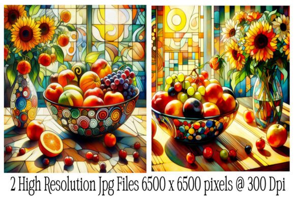 Download Still Life Art - Fruit and Flowers Set 2 - Flowers Collection