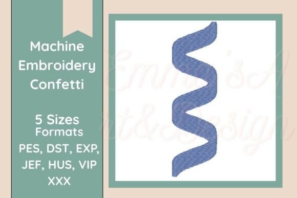 Download Confetti Machine Embroidery Design - Embroidery Collection