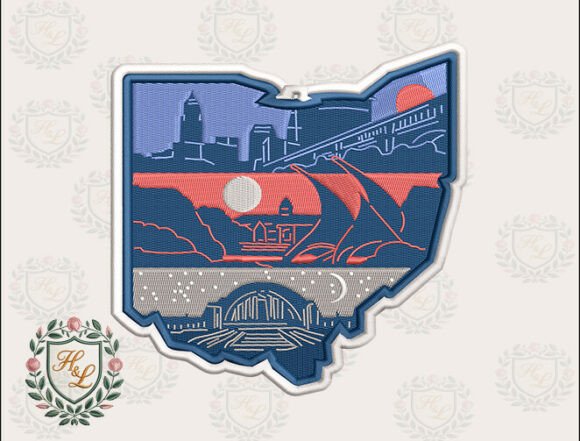 Download Layers of Ohio Embroidery Files - Embroidery Collection