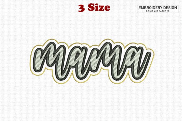 Download Mama Embroidery Design - Embroidery Collection