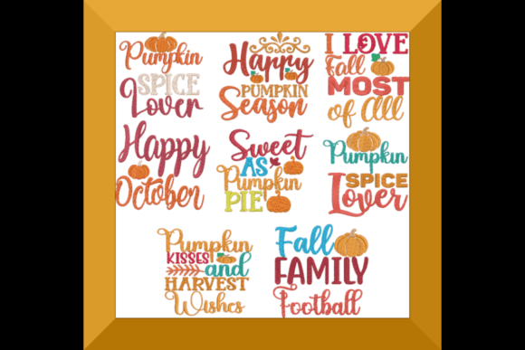 Download Fall Machine Embroidery Set - Embroidery Collection