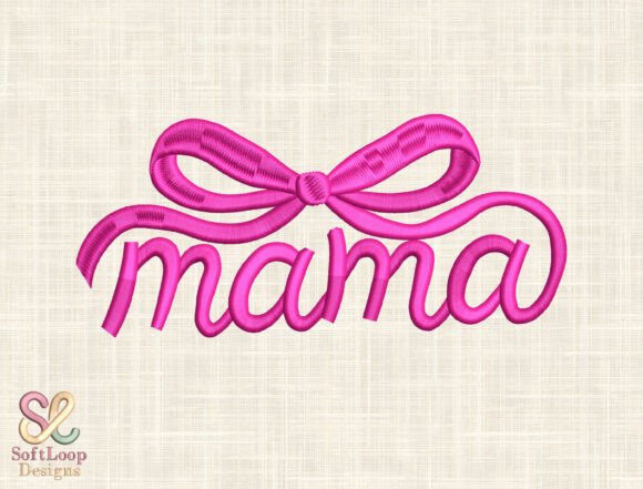 Download Cute Mom Embroidery File - Embroidery Collection