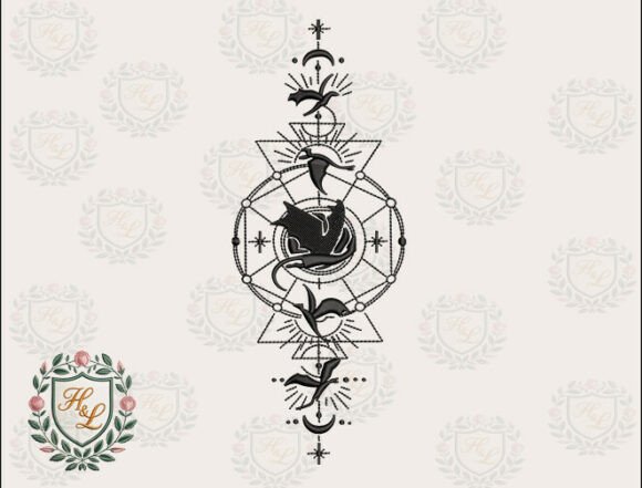 Download Fantasy Era Dragon Rider Embroidery File - Embroidery Collection