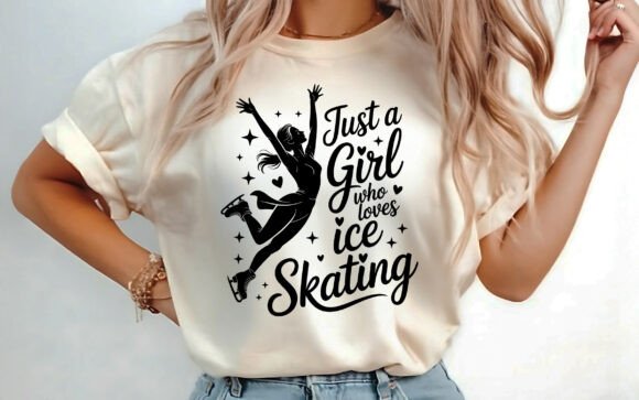 Download Just a Girl Who Loves Ice Skating SVG - Girl Collection