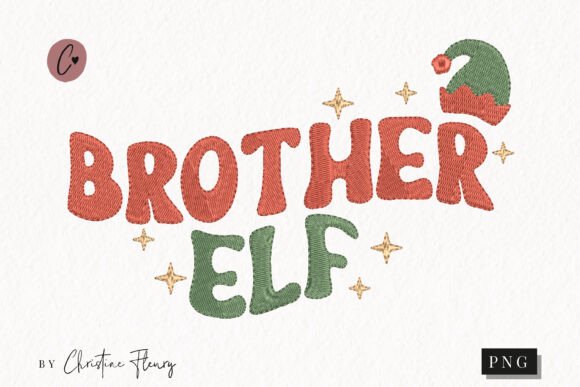 Download Faux Embroidery Brother Elf PNG - Embroidery Collection