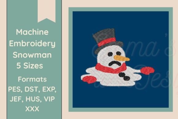 Download Snowman Machine Embroidery Design - Embroidery Collection