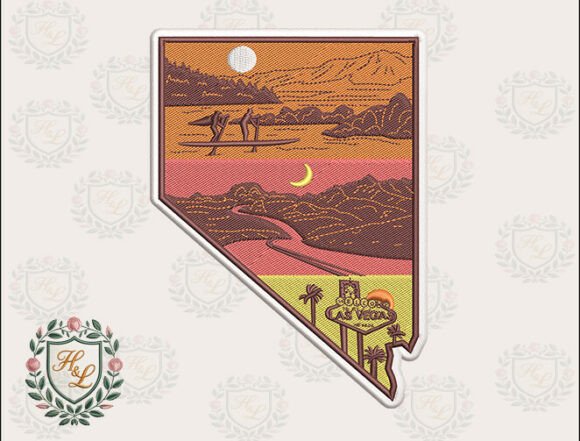 Download Layers of Nevada Embroidery Files - Embroidery Collection