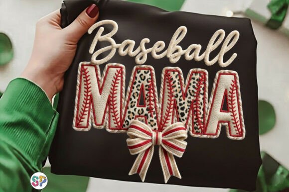 Download Baseball Mama Png, Girly Baseball Bow - Girl Collection