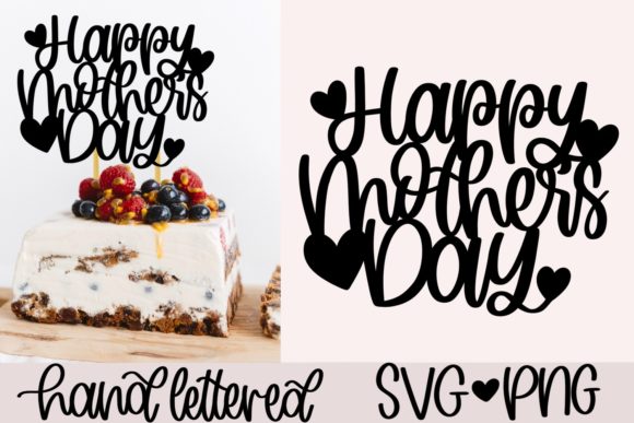 Download Happy Mother's Day Cake Topper SVG - Mother's day Collection