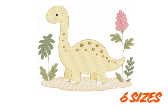 Download Cute Dinosaur Embroidery Design Art - Embroidery Collection