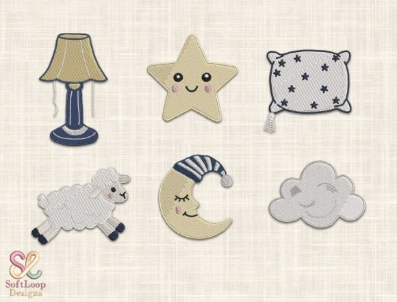 Download Sweet Dreams Nursery Embroidery Bundle - Embroidery Collection