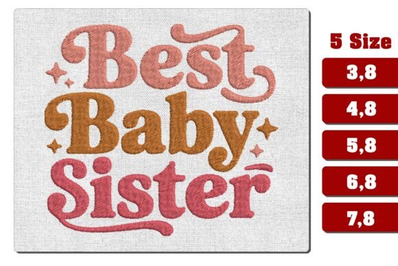 Download Best Baby Sister Machine Embroidery File - Baby Collection