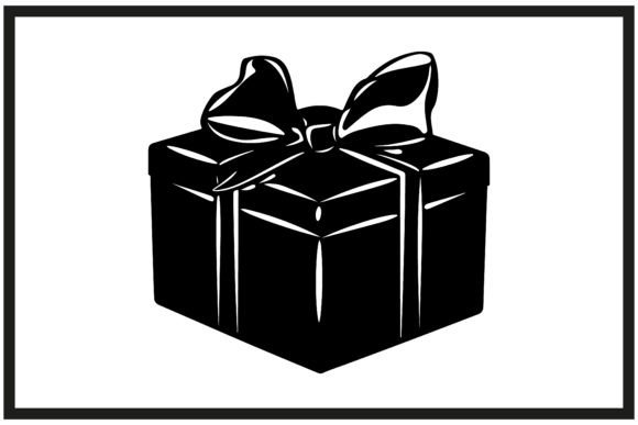 Download Birthday Present Silhouette Vector - Vector Collection