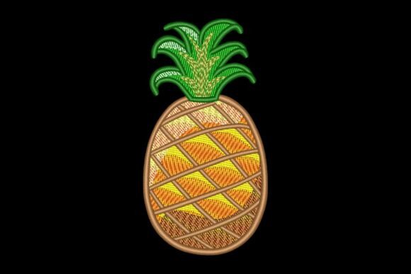 Download Pineapple Embroidery Design - Embroidery Collection