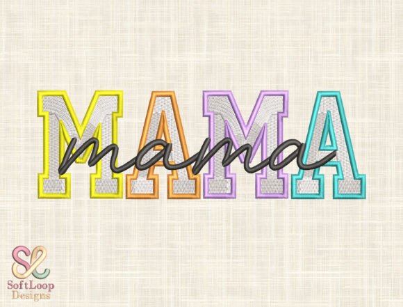 Download Mama Embroidery Design - Embroidery Collection