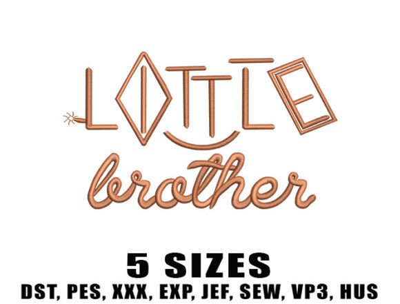 Download Little Brother Embroidery Design - Embroidery Collection