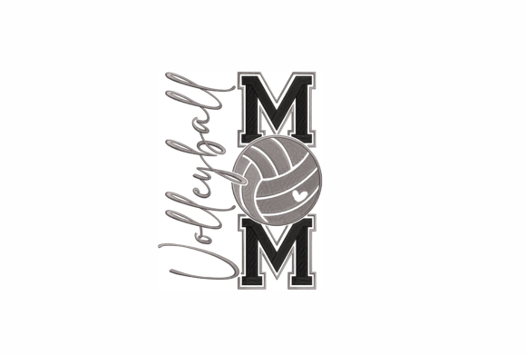 Download Volleyball Mom Embroidery Design - Embroidery Collection