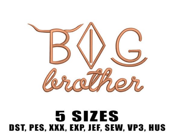 Download Big Brother Embroidery Designs - Embroidery Collection