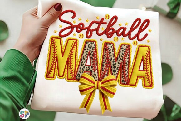 Download Softball Mama Png, Girly Softball Bow - Girl Collection