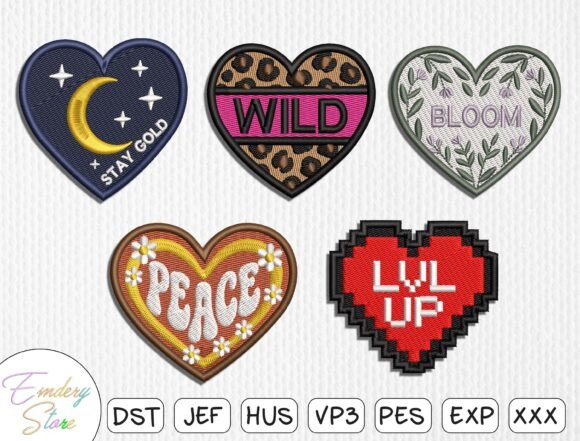 Download Heart Embroidery Design Bundle - Embroidery Collection