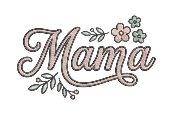 Download Floral Mama Embroidery Design - Embroidery Collection