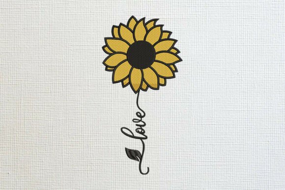 Download Sunflower Embroidery - Embroidery Collection