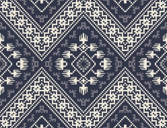 Download Aztec Geometric Embroidery Pattern - Embroidery Collection