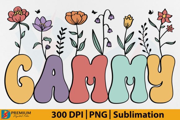 Download Gammy PNG, Flower Grandma Mother's Day - Mother's day Collection